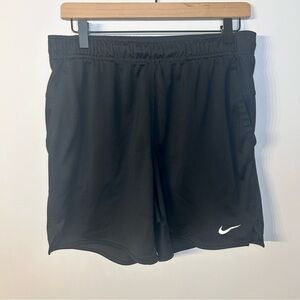 Nike Men’s Black Dri-Fit Athletic Shorts, Size Medium